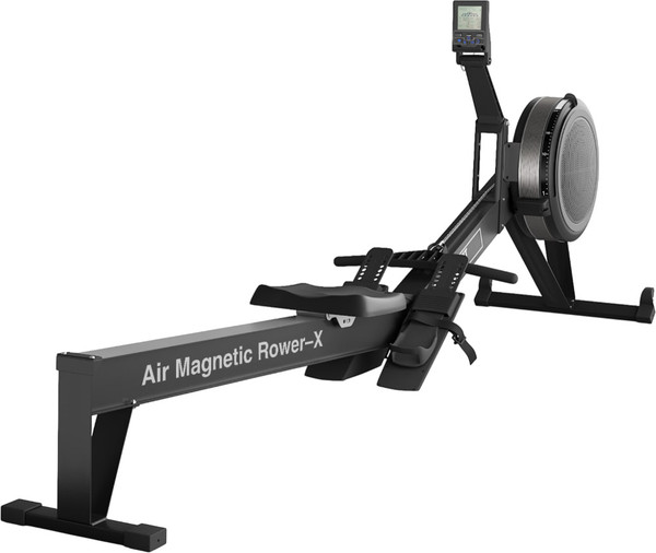 Гребной тренажер UNIX Fit Pro Air Magnetic Rower-X / RMAMRXB (черный) - фото