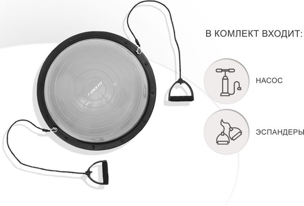Силовой тренажер UNIX Fit Полусфера балансировочная Bosu / BSSP58