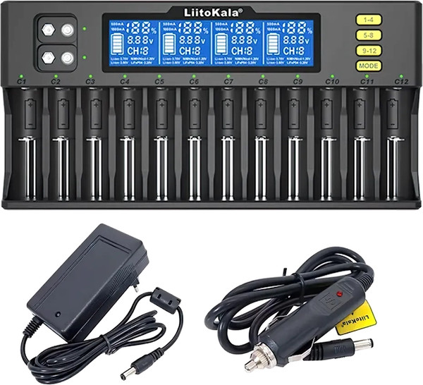 Зарядное устройство для аккумуляторов LiitoKala Lii-S12 - фото