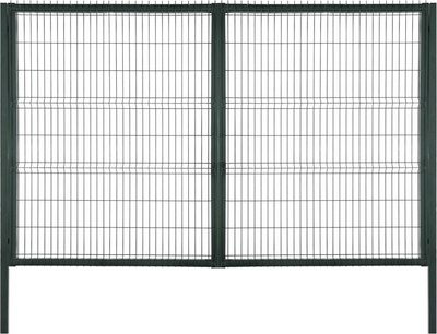 Ворота распашные Белзабор Наружное открытие с 3Д 3x1.73м - фото