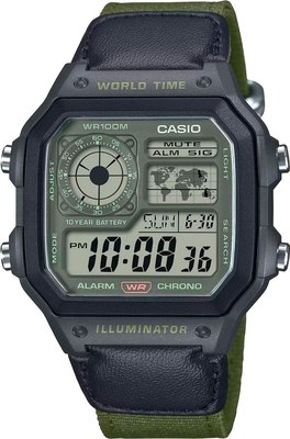 Часы наручные мужские Casio AE-1200WHUB-3A - фото