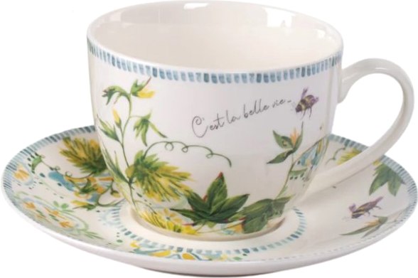 Чашка с блюдцем Fioretta La Belle Vie TDS775 - фото