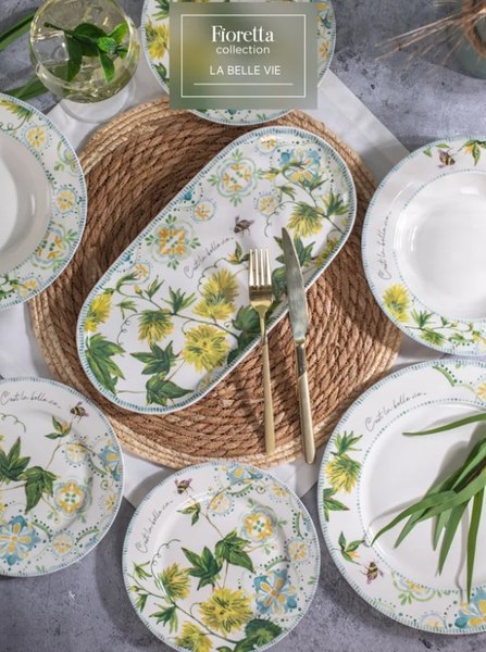 Чашка с блюдцем Fioretta La Belle Vie TDS775