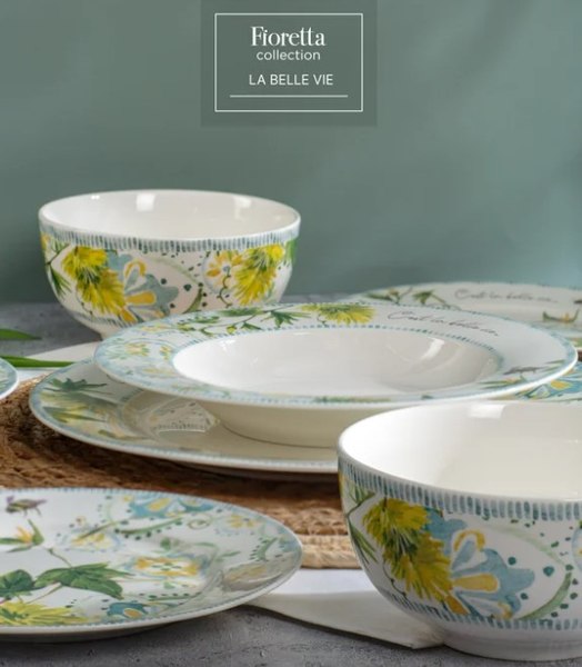 Чашка с блюдцем Fioretta La Belle Vie TDS775
