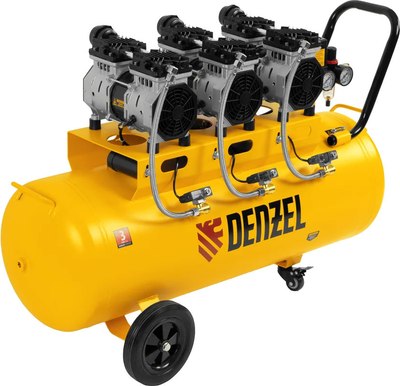 Воздушный компрессор Denzel Безмаслянный DLS 1800/100 / 58028 - фото