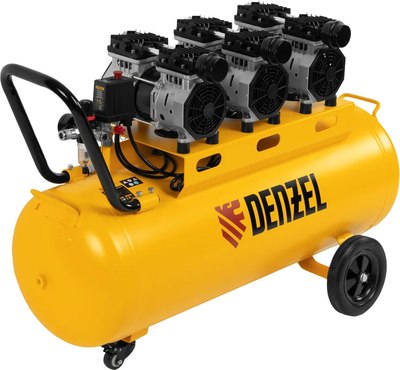 Воздушный компрессор Denzel Безмаслянный DLS 1800/100 / 58028