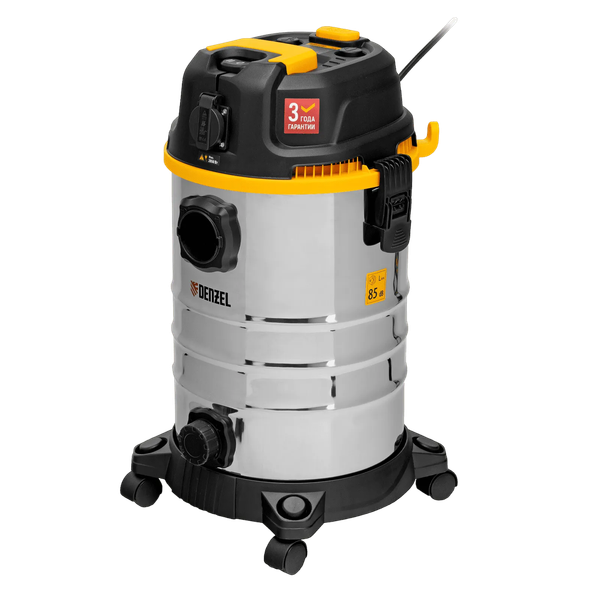 Профессиональный пылесос Denzel Строительный RVC30 / 28203