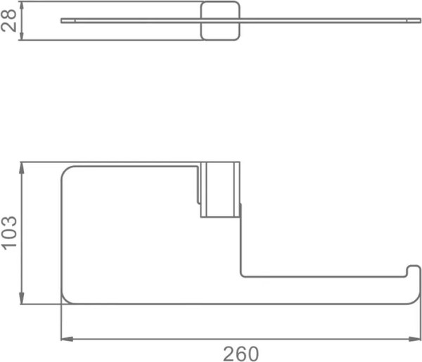 Держатель для туалетной бумаги Raglo R301.03.06
