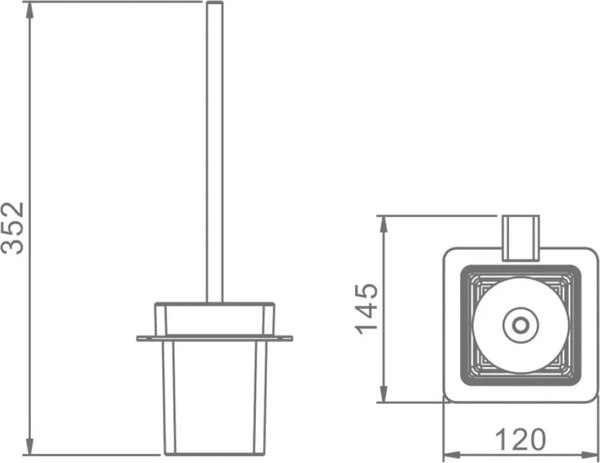 Ершик для унитаза Raglo R301.10.06