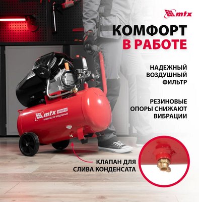 Воздушный компрессор MTX КК-2200/50 / 58024