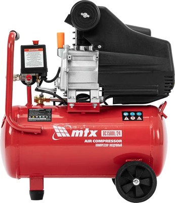 Воздушный компрессор MTX DC1500L/24 / 58017