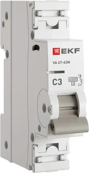 Выключатель автоматический EKF PROxima ВА 47-63N / M634103C - фото