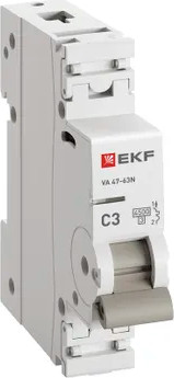 Выключатель автоматический EKF PROxima ВА 47-63N / M634103C
