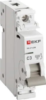 Выключатель автоматический EKF PROxima ВА 47-63N / M634103C