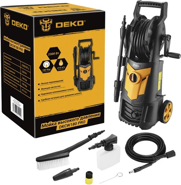 Мойка высокого давления Deko DKCW180 PRO / 083-2027