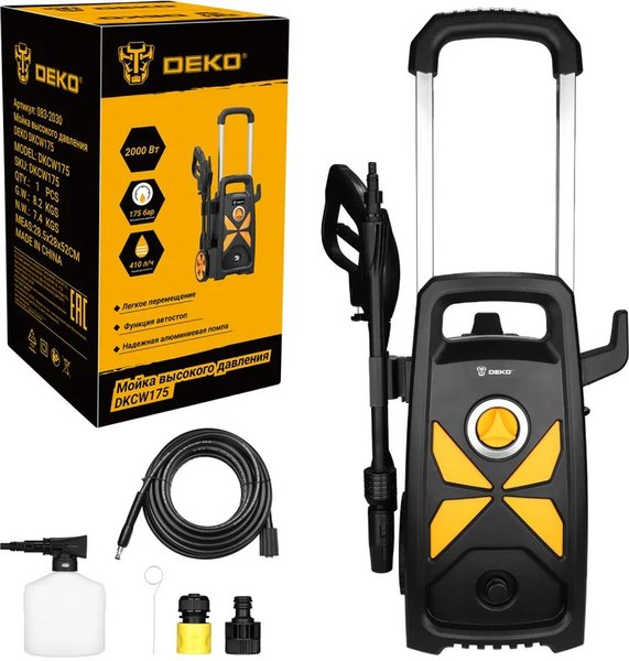 Мойка высокого давления Deko DKCW175 / 083-2030