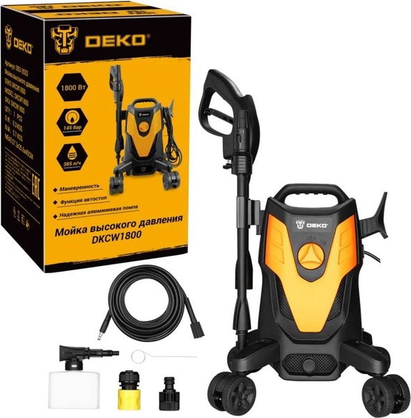 Мойка высокого давления Deko DKCW1800 / 083-2033