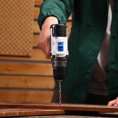 Аккумуляторная дрель-шуруповерт Deko DKCD12V Snow White SET1 / 083-1106