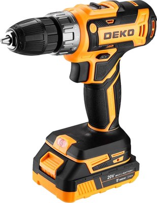 Аккумуляторная дрель-шуруповерт Deko Banger 20V ONE+ / 083-1109