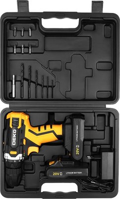 Аккумуляторная дрель-шуруповерт Deko Banger 20V ONE+ SET1 / 083-1110