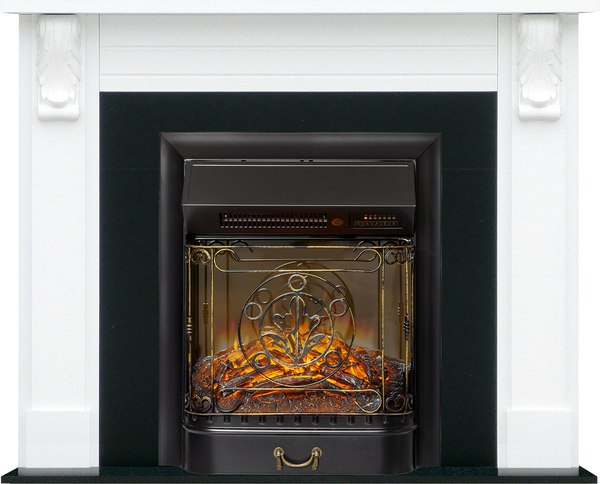 Каминокомплект Смолком Lyncoln Std-Asp Majestic FX M Black RC - фото