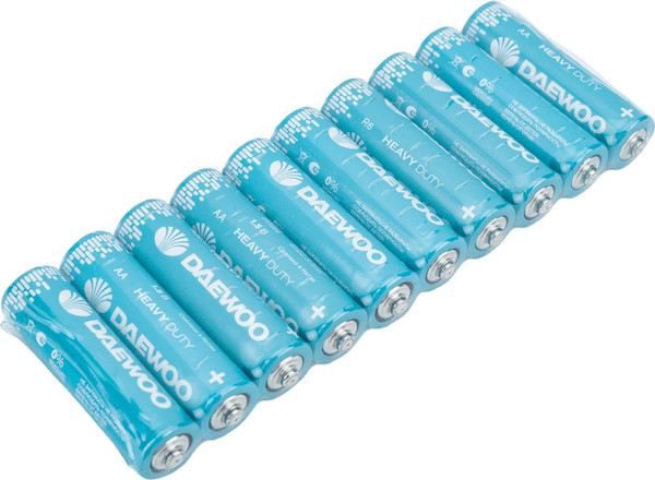 Комплект батареек Daewoo Heavy Duty R6 Shrink-10 / 5042131
