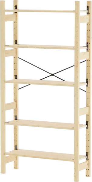 Стеллаж Dipriz Ивари 1790 мм с широкими полками / Д.35021.7 - фото