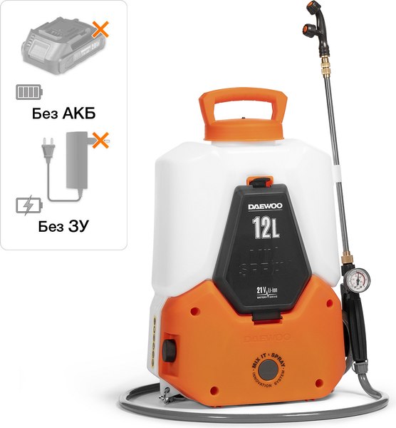 Опрыскиватель аккумуляторный Daewoo Power DSA 1221Li