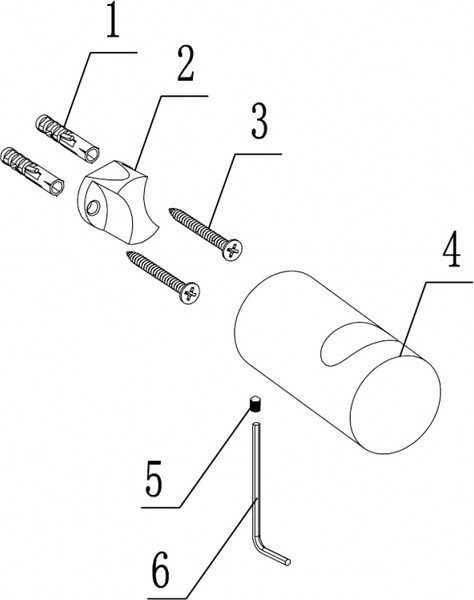 Крючок для ванной Abber Osten 316 AA1849BST