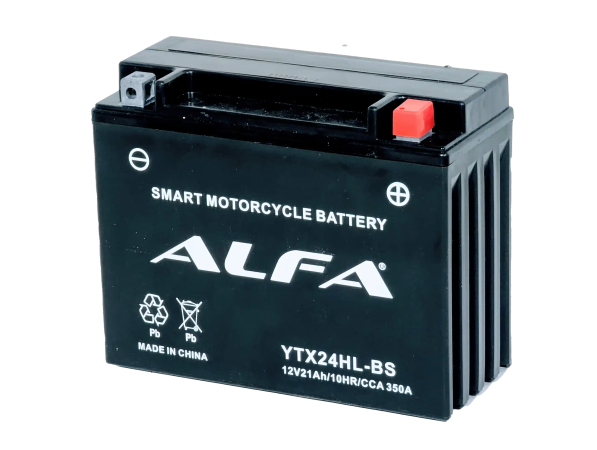 Мотоаккумулятор ALFA battery AGM YTX24HL-BS / EB24-3-1 - фото