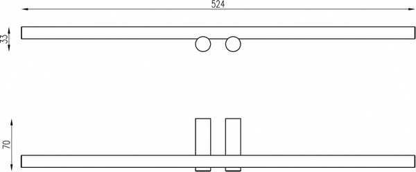 Держатель для полотенца Abber Osten 316 AA1855BST