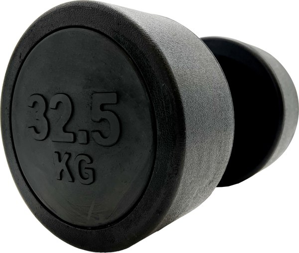 Гантель UNIX Fit Pro / DBRND32.5PBK (32.5кг) - фото