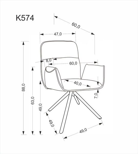 Стул Halmar K574