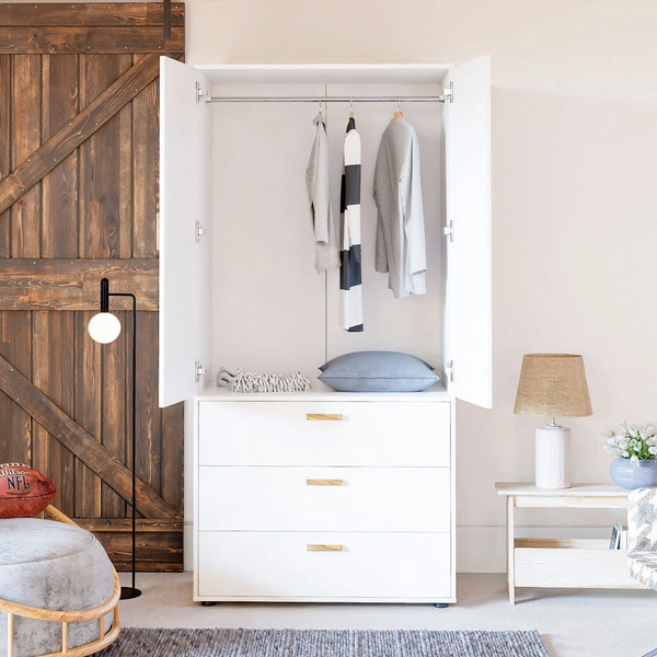 Шкаф Dipriz Моби 2 дв + 3 ящ. / Д.70065.1