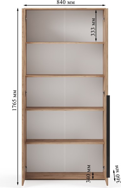 Шкаф Soma Пятиуровневый закрытый ШК5.4