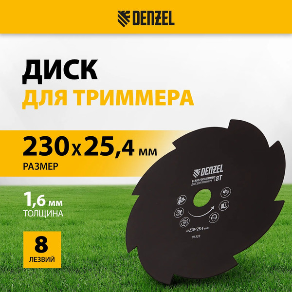 Нож для триммера Denzel 96328