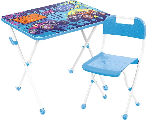 Комплект мебели с детским столом Ника Большие гонки / КП/БГ2 - фото