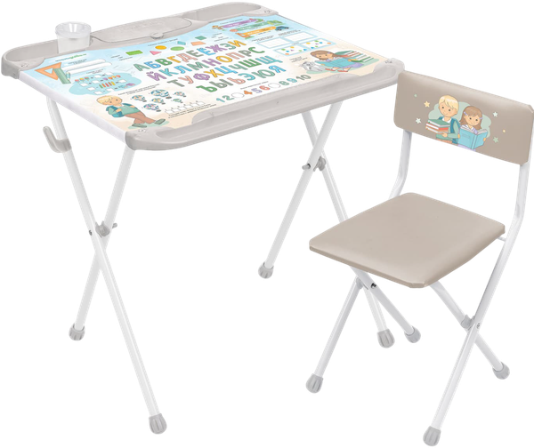 Комплект мебели с детским столом Ника Умница / КНД2/У - фото