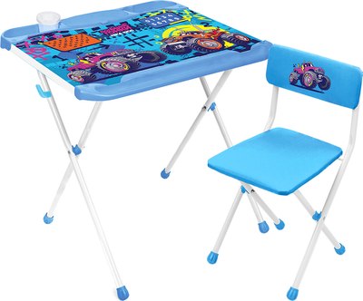 Комплект мебели с детским столом Ника Большие гонки / КНД2/БГ2 - фото