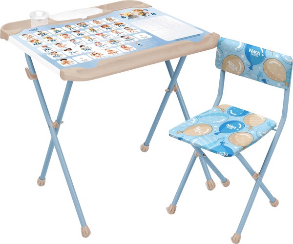 Комплект мебели с детским столом Ника С азбукой / КНД2/А - фото