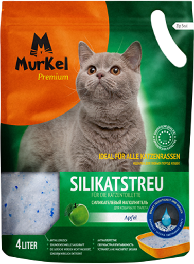 Наполнитель для туалета Murkel Силикагелевый / MR-008 - фото