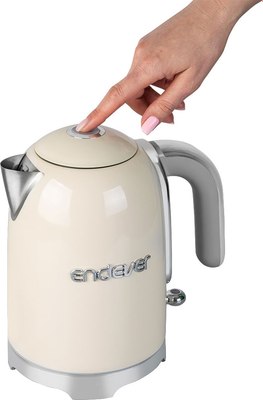 Электрочайник Endever Skyline KR-376S (бежевый)