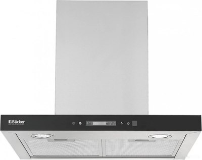 Вытяжка Т-образная Backer CH60E-TGL200 SSBK Glass