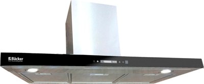 Вытяжка Т-образная Backer CH90E-TGL200 SSBK Glass - фото