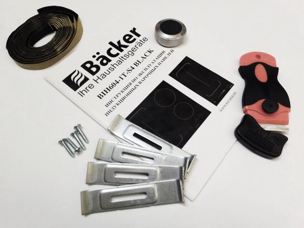 Индукционная варочная панель Backer BIH604-1T-S4 Black