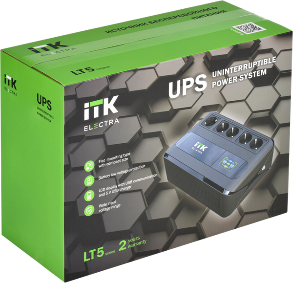 ИБП ITK ELT5-600VA-1-001