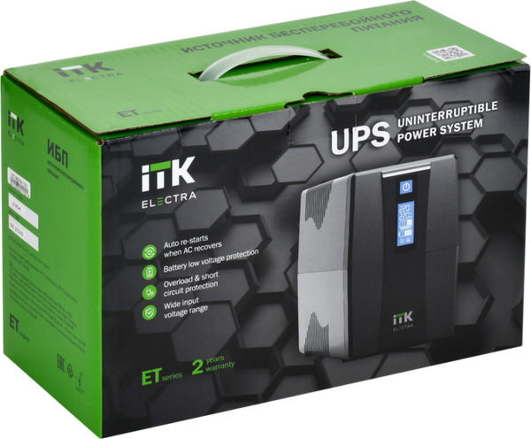 ИБП ITK EET-0600VA-1-001