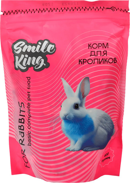 Корм для грызунов Smile King Для кроликов / LKG-41 - фото