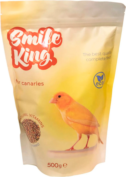 Корм для птиц Smile King Для канарейки / LKG-21 - фото