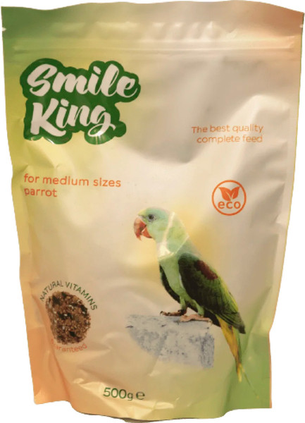 Корм для грызунов Smile King Для среднего попугая / LKG-24 - фото